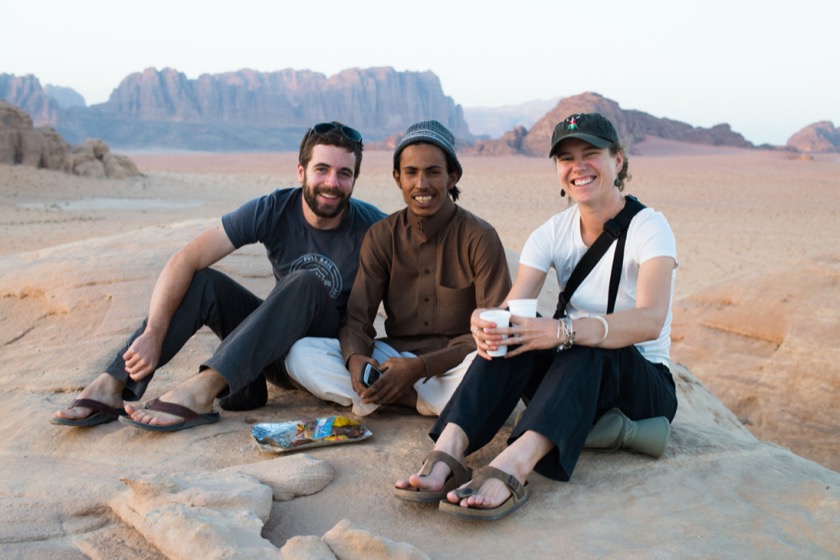Me, Abdulrakhim, and Rachael. My favorite picture from Wadi Rum.